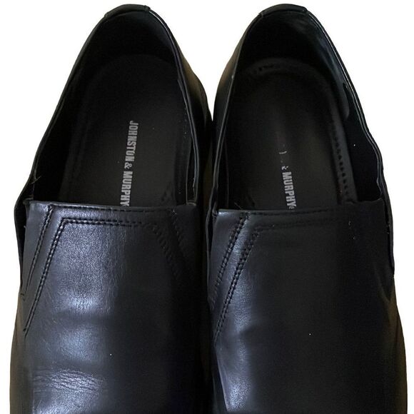JOHNSTON & MURPHY ~ Men’s Black HEDRICK SLIP-ON ~ size 10.5 - Picture 3 of 8